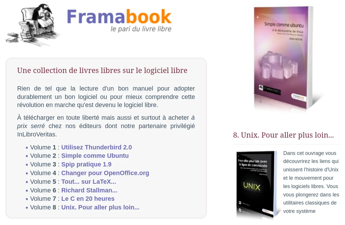 Framabook - Livres libres sur le logiciel libre