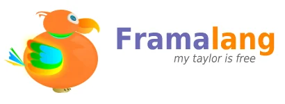 Logo du projet Framalang réalisé par Harrypopof