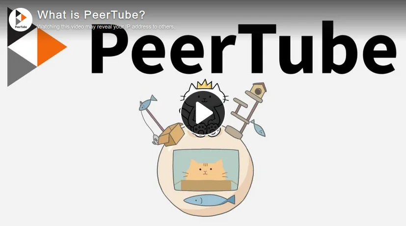 Capture d'écran de la vidéo de Lila sur Peertube